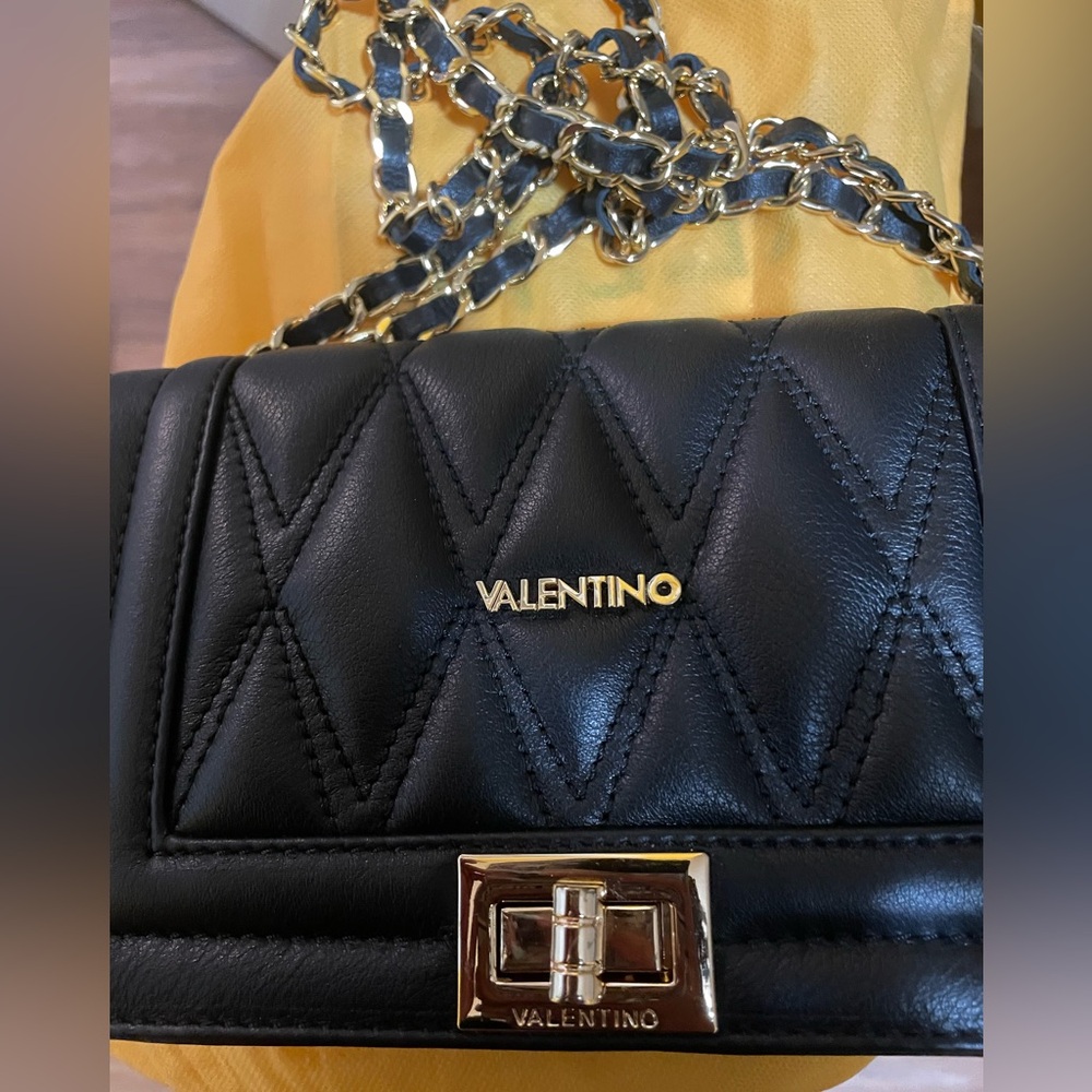 Valentino by Mario Valentino Beatriz D Leather Shoulder Bag